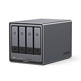 UGREEN NAS DXP4800 Plus 4-Bay Desktop NAS, Intel Pentium Gold 8505 5-Core CPU, 8GB DDR5 RAM, Built-in 128G SSD, 1 * 10GbE, 1 * 2.5GbE, 2 * M.2 NVMe Slots, 4K HDMI, Network Attached Storage (Diskless)