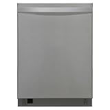 Kenmore Elite 24" Built-In Dishwasher - UltraWash Plus, TurboDry, QuietWash, SmartWash, TurboFlex Third Rack & Reach-Thru Handle - 15 Place Settings - 42 DBA - ENERGY STAR Certified - Stainless Steel