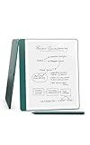 Amazon Kindle Scribe (64GB) - Your notes, documents and books, all in one place. With built-in AI notebook summarization. Includes Premium Pen - Metallic Jade