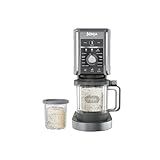 Ninja CREAMi Deluxe Treat Maker, Ice Cream and Frozen Desserts, Sorbet, Milkshakes, Yogurt and More, 11-in-1 Programs, XL Capacity, Includes Two 24-oz Family-Size Tubs, Silver, NC501