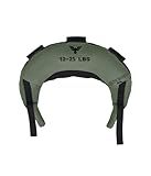 Elite Sports Bulgarian Canvas Bag, Fitness Canvas MMA Gym Cross Workout Training Sandbag 17, 25, 33, 45 lbs (UNFILLED) (Forest Green, 25 LBS)