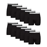 Hanes Men Hanes Boxer Briefs, Cool Dri Moisture-Wicking Underwear, Cotton No-Ride-up for Men, Multi-Packs Available
