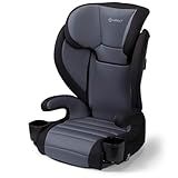 Safety 1st Grow and Go 2-in-1 Booster Car Seat with ComfortWings, Converts High-Back to Backless, 19" Wide, Fits 3 Across, Lightweight, Foldable, Easy-Clean, Cup Holders, 40-100 lbs, Black Sand