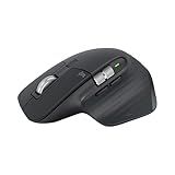 Logitech MX Master 3S Wireless Mouse, Ultra-fast Scrolling, Ergo, 8K DPI, Track on Glass, Quiet Clicks, USB-C, Bluetooth, Windows, Linux, Chrome - Graphite