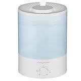 MegaWise Healthy Top-Refill Cool Mist Humidifiers for Bedroom, 24dB Ultrasonic Air Vaporizer with Water Filter for Baby [PP Material], Colorful Night Light,1 Gal Essential Oil Diffuser, Auto Shut Off