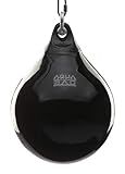 Aqua Training 120 lb. Punching Bag, 18" Water Filled Teardrop Shape for Boxers of All Skill Levels, Vinyl Construction, Ceiling Mount or Stand Compatible, UV Resistant, Black Eye – 2020136354