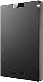 BUFFALO External SSD 1TB - Compatible with PS4 / PS5 / Windows/Mac - USB-C - USB-A - USB 3.2 - External Solid State Drive - SSD-PG1.0U3B