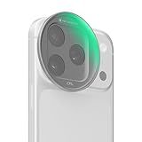 K&F CONCEPT FA301 Snap-On CPL Filter for iPhone 17 Pro Max/17 Pro, 9.5g Ultra-Lightweight Polarizing Filter with Snap-on Deco Mount, AGC Glass 28-Layer Coating Anti-Reflection