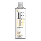 LubeLife Water-Based Lube – Personal Lubricant for Men, Women & Couples, Travel Size, Non-Staining, Easy Clean-Up, Toy-Safe, 12 Fl Oz