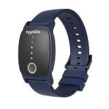 EmeTerm Explore Classic FDA-Cleared Anti-Nausea Wristband IP67 Waterproof Morning Motion Sickness Relief Band Rechargeable Classic Strap Design Drug Free Non-drowsy Without Side Effects Navy Blue