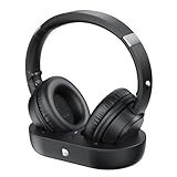 Dytole Wireless Headphones for TV, TV Headphones Wireless for Seniors, Versatile Charging Dock with Transmitter, Instant Audio Sync, 65-Hour Battery Life, Ideal Gift for Parents & Seniors