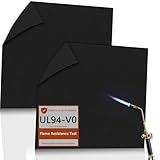 JUIN 2 Packs Welding Blanket Fireproof: 20 x 20 Inches Carbon Felt Fire Blankets Stove Wick Flame Retardant Fabric Pad Resistant Soldering Mat Heat Shield for Soldering Fire Pit Smoker Grill Stove