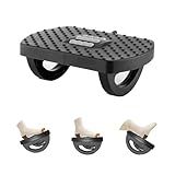 CasaZenith Under Desk Footrest, Foot Rest for Under Desk at Work, Ergonomic Foot Stool for Office Desks, Small Rocking Footrest with Massage Roller&Portable Handle, Leg Rest Pain Relief for Home