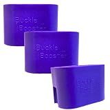 3-Pack Seat Belt Buckle Booster (BPA Free) - Raises Your Seat Belt for Easy Access - Stop Fishing for Buried Seat Belts - Makes Receptacle Stand Upright for No-Hassle Buckling (3)