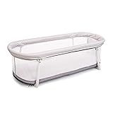 Baby Delight Snuggle Nest Bassinet, Portable Baby Bed, for Infants 0 – 5 Months, Driftwood Grey