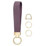 Fishent Stretchy Wristlet Keychain, Cute Key Chain with Keyrings