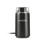 Proctor Silex Electric Coffee Grinder for Beans, Spices and More, Stainless Steel Blades, Makes upto 12 Cups, Black