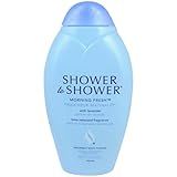 Shower to Shower Morning Fresh Body Powder with Lavender for Men & Women, Talc Free, Sweat Absorbing, Prevents Chafing & Odor, Deodorizing All Over Body Powder for Long Lasting Freshness, 13 OZ