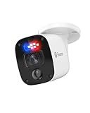 Swann Add-On Bullet Security Camera, Wired, 1080p, Night Vision, White, Corded Electric