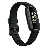 Fitbit Inspire 3 Fitness Tracker – Advanced Health Insights with Stress Management, Workout Intensity & Sleep Tracking, 24/7 Heart Rate, Includes Small and Large Classic Bands (Midnight Zen/Black)