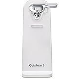 Cuisinart Deluxe Electric Can Opener, Single-Touch Automatic Can Opener, Easy-Clean Detachable Cutting Lever, Nonslip Base, CCO-50N, White