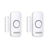 Door Alarms for Kids Safety, VOXON Window Alarm Door Alarm for Home Security Personal Security Window Alarms Sensor Burglar Door Alarm for Pool, Cars, Sheds, Caravans DIY Kit Pack of 2
