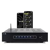 Dayton Audio DAX88 8-Source 8-Zone Bridgeable Distributed Audio Matrix Amplifier with Integrated Wi-fi and Mobile App - 75 WPC at 8 Ohms, 260 WPC at 8 Ohms Bridged - 5 Year Warranty