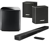 Bose Home Theater System Smart Ultra Dolby Atmos Soundbar, Bass Module 700 2X Wireless Surround Speaker, Black