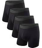 BAMBOO COOL Ultra Soft Mens Underwear Boxer Briefs Multi-pack