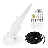 Yetaha Marine Boat Universal Speedometer Pitot Kit, Automatic Kick-up Pilot Tube Assembly Up to 80 MPH, Pitot Sea Portable Mini Tool Accessories, with 20 Ft Premium PVC Tubing