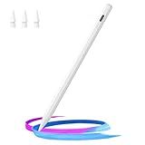Stylus Pen for iPad(2018-2025)-13 Mins Fast Charge with Tilt Sensitivity & Palm Rejection for iPad 11/10/9/8/7/6th Gen, Air 7/6/5/4/3/M3/M2, Pro 13"/12.9"/11"/M4, Mini 7/6/5th, White