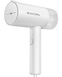 BEAUTURAL Steamer for Clothes, Portable Garment Wrinkle Remover, Fast 30s Heat-up, Foldable and Handheld, 120V Only (Not for 220V Europe), White