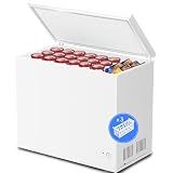 Kismile 7.0 Cubic Feet Chest Freezer, Deep Freezer for Home, White