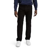 Levi's Men's 505 Regular Fit Jeans (Also Available in Big & Tall), Black-Discontinued, 34W x 30L