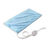 Sunbeam XL Heating Pad for Back Neck and Shoulder Pain Relief with Sponge for Moist Heating Option Extra Large 12 x 24" Blue