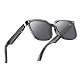 Hastraith Smart Glasses, 5.3 Bluetooth Sunglasses with Open Ear Speaker, Voice Assistant Compatible, Blue Light Blocking Lens
