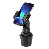 Cellet Car Cup Holder Phone Mount, Phone Holder Mount Cradle Universal Adjustable Compatible for Apple iPhone, Samsung Galaxy, Moto, Google Pixel Smartphones