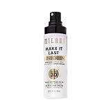 Milani Sunscreen Setting Spray, Make It Last Sunscreen for Face- SPF 30