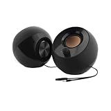 Creative Pebble 2.0, USB Desktop Stereo Speakers for PC/Laptop, Black