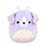 Squishmallows Original 14in Deontay The Purple Retriever with Birthday Confetti Belly and Star Headband – Official Jazwares Plush (Large)