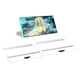 CUCZUUS 2PCS Set 22.08x16.57x0.16in（Each Piece） Clear Tempered Glass Canopy