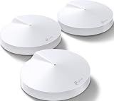 TP-Link Deco M5 Mesh WiFi System - Up to 5,500 sq. ft. Whole Home Coverage and 100+ Devices,WiFi Router/Extender Replacement, Anitivirus, 3-Pack