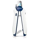 Fumeister Type-C Rechargeable Dog & Cat Nail Clippers - LED Pet Nail Trimmer with Built-in Nail File, Extra Sharp Blades for Small & Medium Dogs, Indoor Cats (Blue)