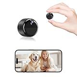 Mini Hidden Camera, Wireless Indoor Camera for Home Security,1080P WiFi Nanny Cam with Magnetic Bracket,90 Days Battery Life, Auto Night Vision,PIR Motion Detection for Home Safety,Cloud & SD Storage