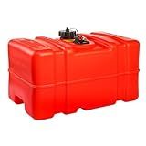 Scepter 12 Gallon Portable Marine Gas Can, Large Capacity Boat Fuel Tank, 2-Way Vented Cap, Built-In Fuel Gauge & Pick-Up, Handles, EPA & CARB Compliant, Tall Profile, 22.9"L x 14.3"W x 13.9"H (08668)