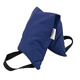 Yoga Sand Bags for Working Out - Reinforced Nylon Fabric Exercise Weight Bag with Double Handles for Secure Grip - Weighted Fitness Equipment for Yoga, Pilates & Training - Made in USA, Blue