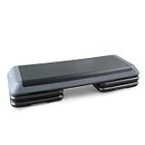 CAP Barbell Adjustable Aerobic Step Platform Exercise Step, Gray