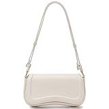 Keyli Shoulder Bag for Women mini Crossbody Purses Retro Classic Handbag Waterproof Vegan Leather Clutch Tote Hobo Purse Designer Bags with Adjustable Strap Beige