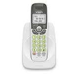VTech Cordless Phone with DECT 6.0, Full-Duplex Speakerphone, Lighted Display, Backlit Keypad, Caller ID/Call Waiting, Volume Control, Hearing Aid Compatible, Wall Mount | VG131 (White)