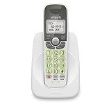 VTech Cordless Phone with DECT 6.0, Full-Duplex Speakerphone, Lighted Display, Backlit Keypad, Caller ID/Call Waiting, Volume Control, Hearing Aid Compatible, Wall Mount | VG131 (White)